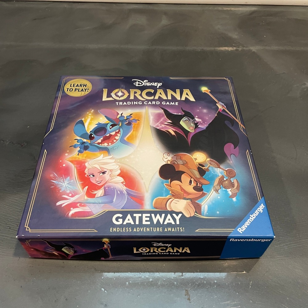 Disney Lorcana TCG Gateway Board Game Ravensburger Starter Set Mickey Elsa